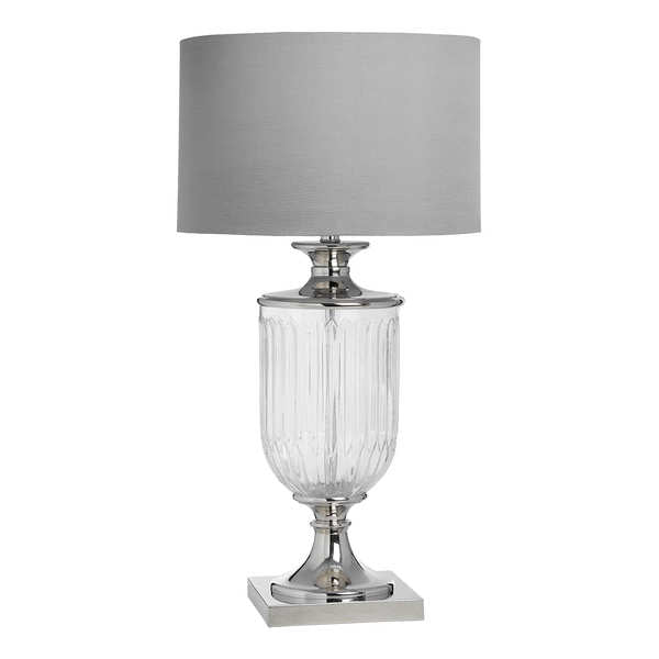 GLASS URN TABLE LAMP