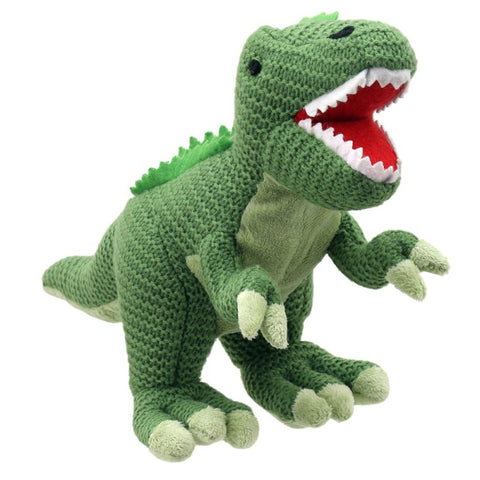 WILBERRY KNITTED T REX DINOSAUR (GREEN)