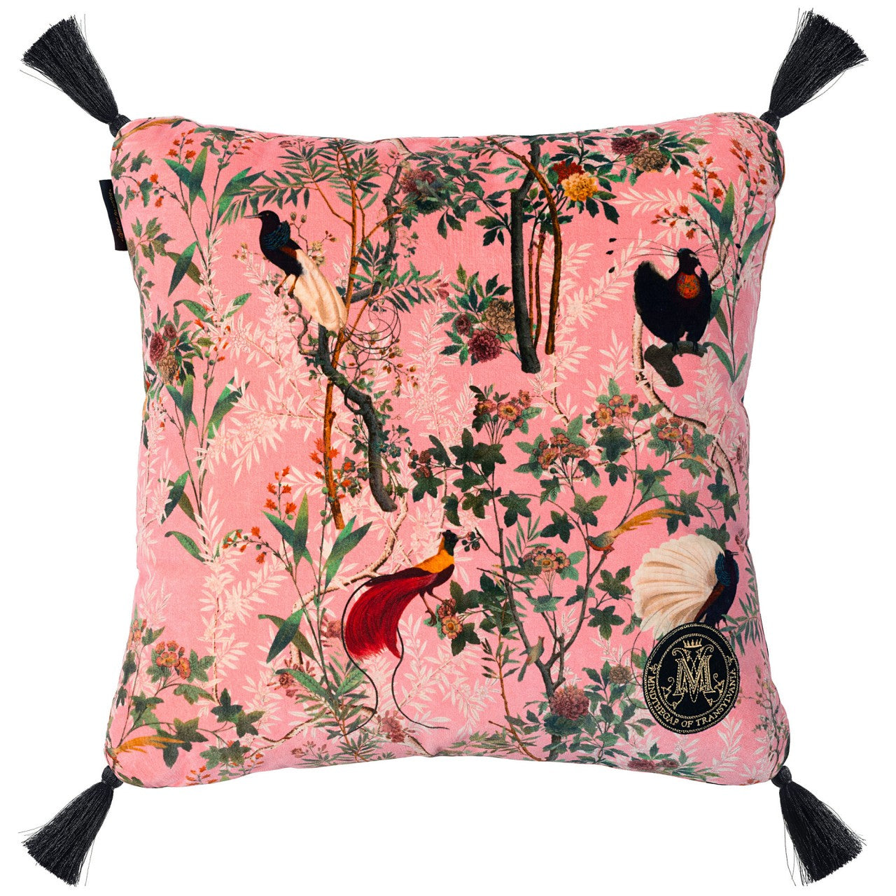 ROYAL GARDEN PINK VELVET MTG CUSHION