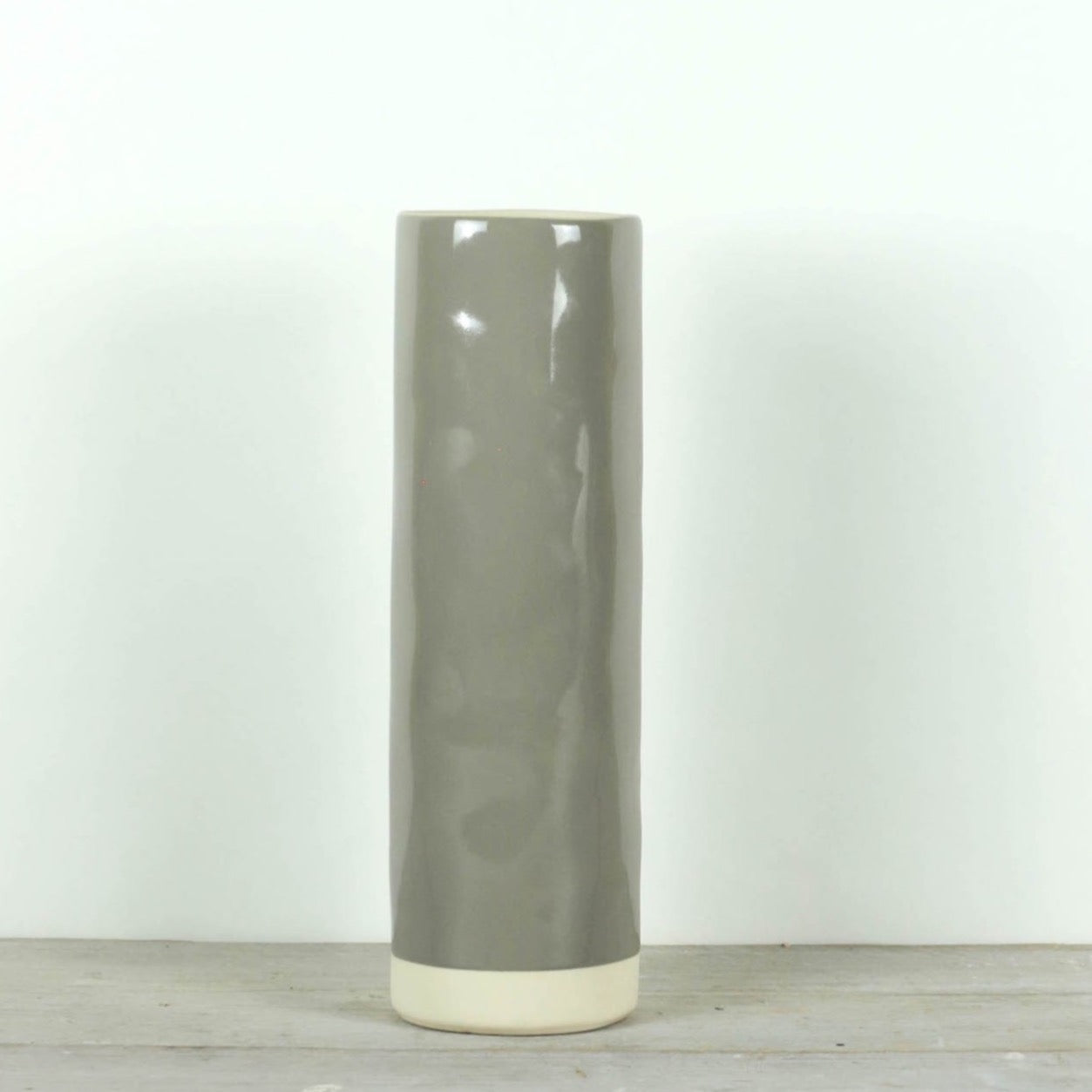 PITKA TAUPE TALL VASE