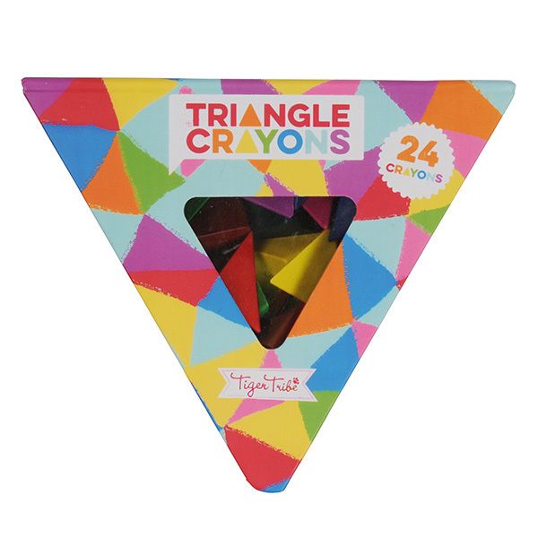 TIGER TRIBE PACK OF 24 TRIANGLE CRAYON SET