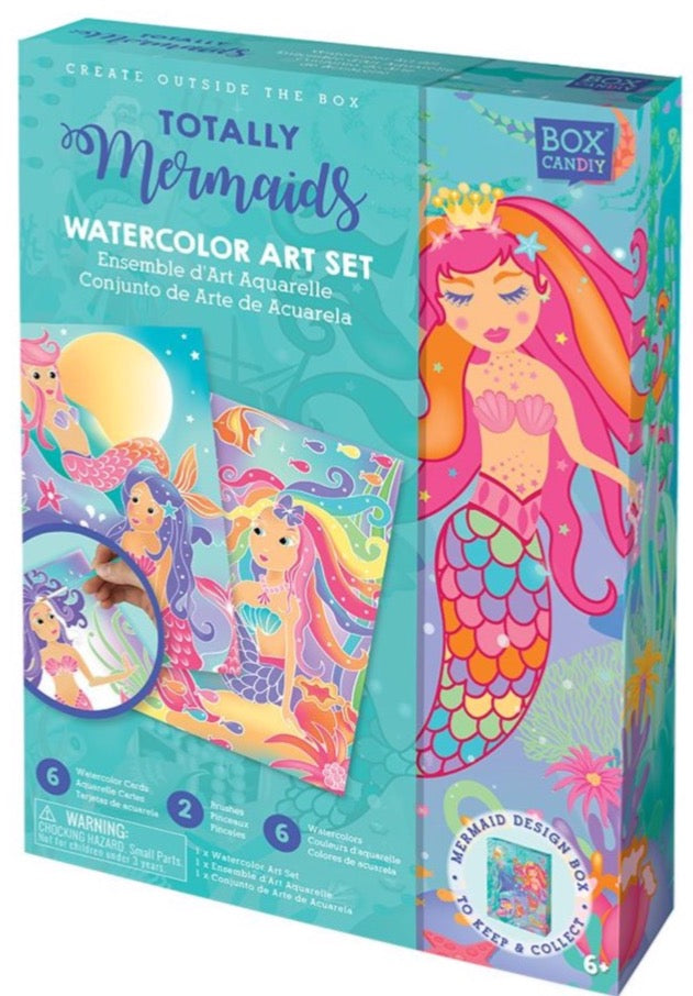 TOTALLY MERMAIDS WATERCOLOUR ART SET