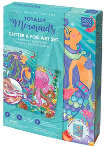 TOTALLY MERMAIDS GLITTER AND FOIL ART SET