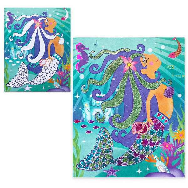 TOTALLY MERMAIDS GLITTER AND FOIL ART SET