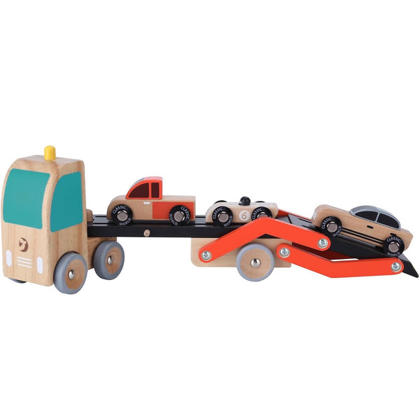 WOODEN CAR TRANSPORTER