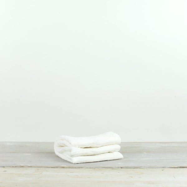 SIMO TEXTURED CLOTHS WHITE SET OF 2