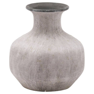 TEXTURED STONE VASE