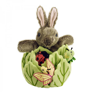 RABBIT IN A LETTUCE WITH FRIENDS HIDE-AWAYS SET