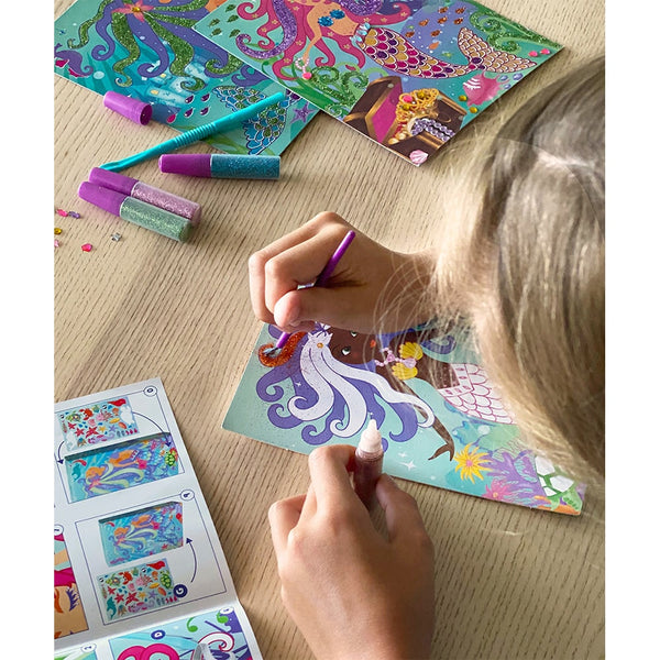 TOTALLY MERMAIDS GLITTER AND FOIL ART SET