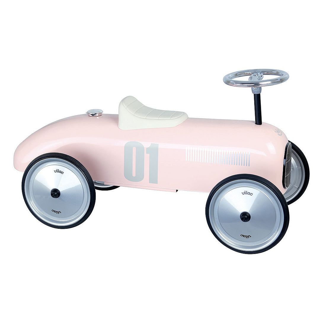 VILAC RETRO METAL CAR - PASTEL PINK