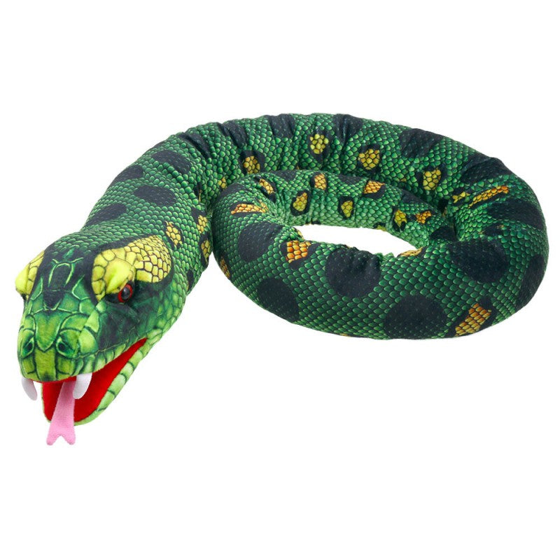 LARGE SNAKE SOFT TOY HAND PUPPET