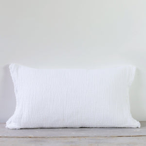 SIMO TEXTURED CUSHION WHITE