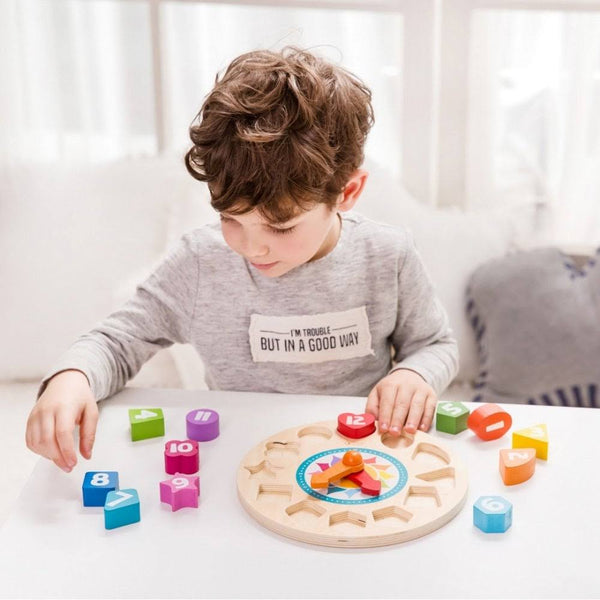 WOODEN CLOCK GAME