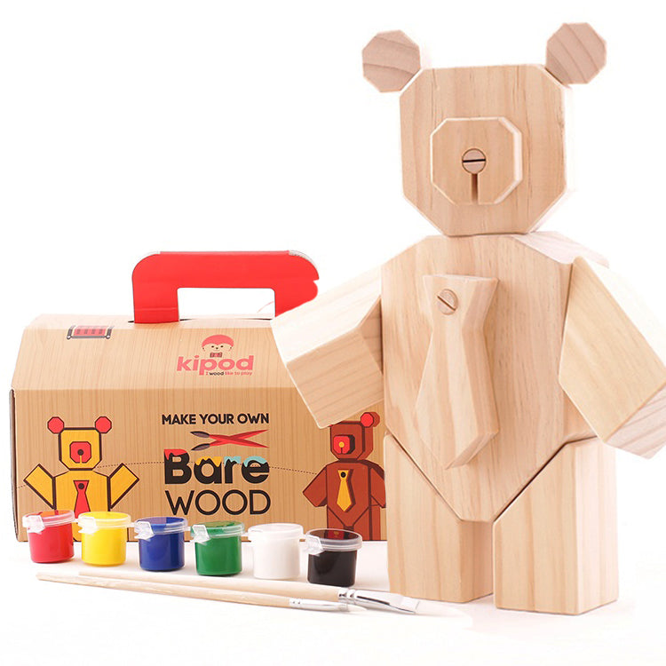 MAKE YOUR OWN BEAR - BARE WOOD