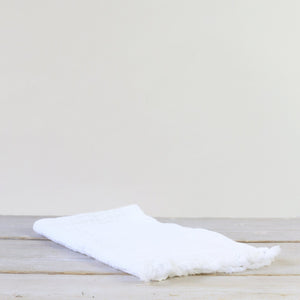 SIMO TEXTURED HAND/TEA TOWEL WHITE