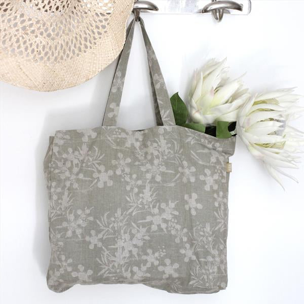 MYRTLE SHOPPING TOTE SAGE GREEN