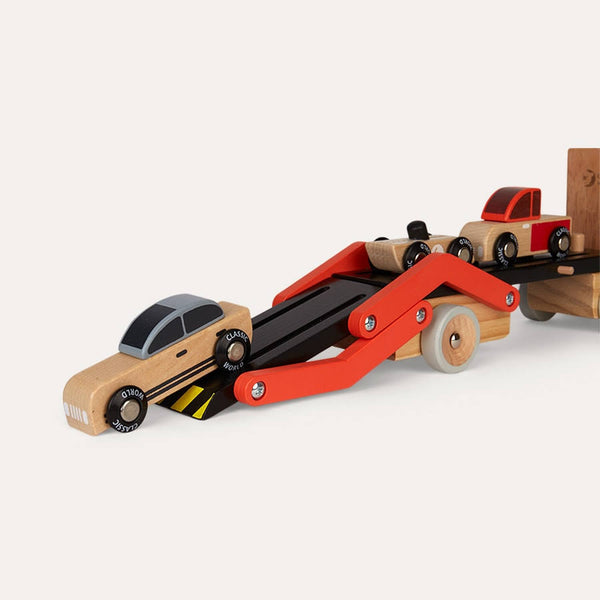 WOODEN CAR TRANSPORTER