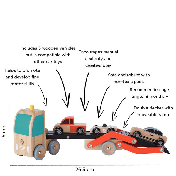 WOODEN CAR TRANSPORTER