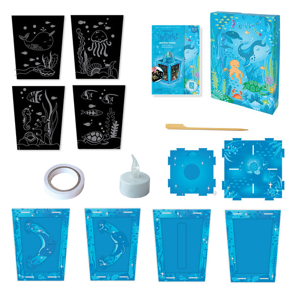 TOTALLY TWILIGHT SEA LIFE LANTERN SCRATCH SET