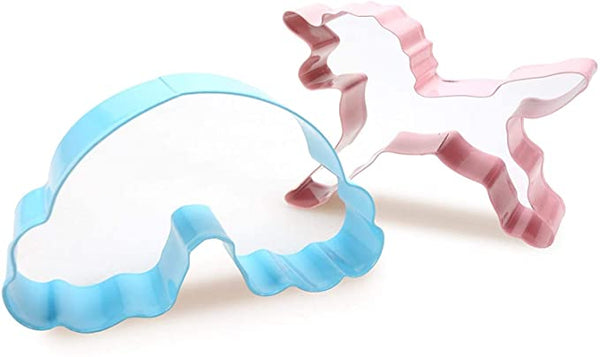 UNICORN & RAINBOW COOKIE CUTTERS