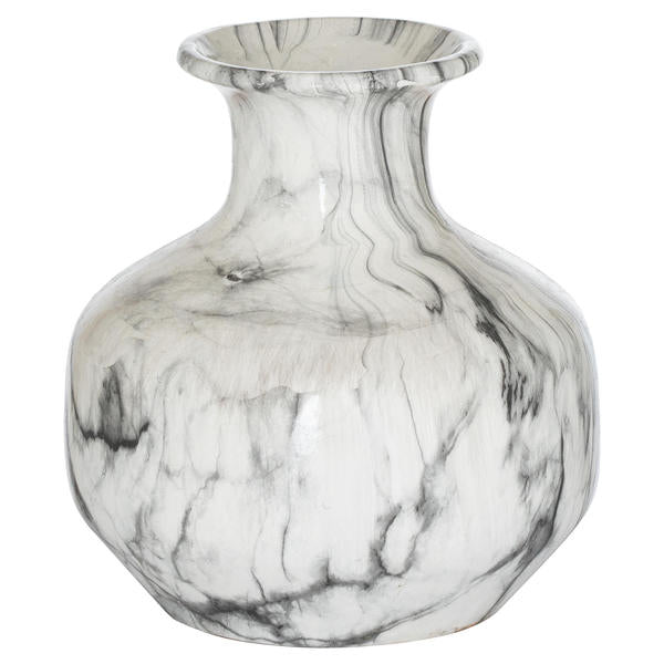 MARBLE SQUAT VASE