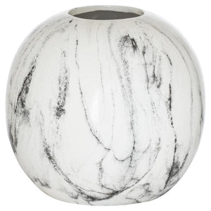 MARBLE ROUND VASE