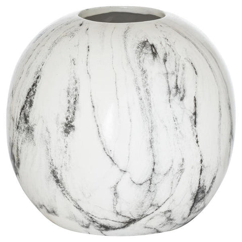 MARBLE ROUND VASE