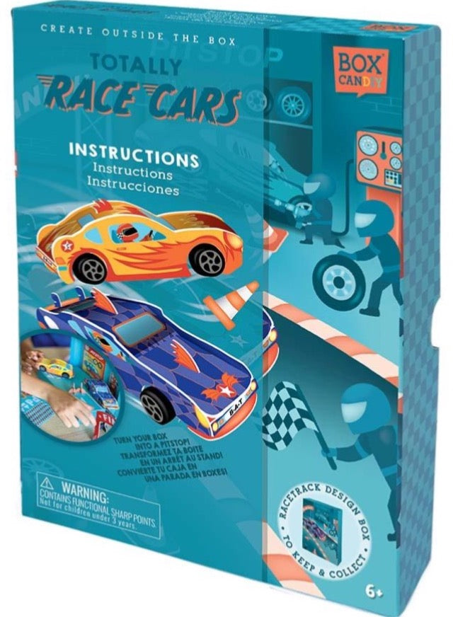 TOTALLY RACE CARS - MAKE YOUR OWN PULL BACK CARS