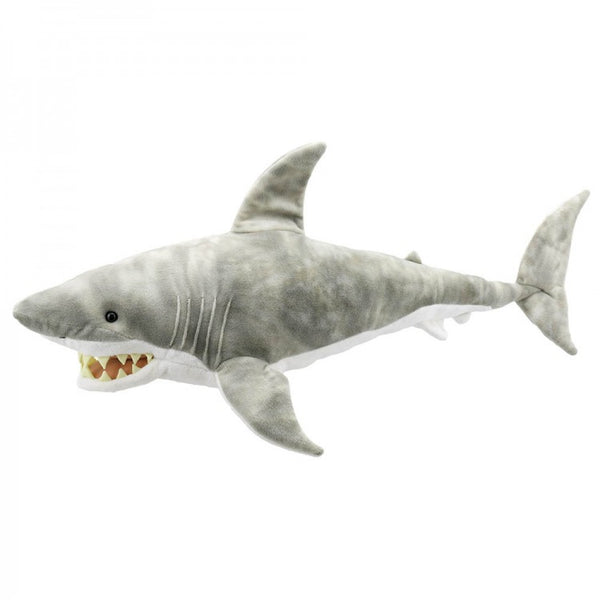 LARGE SHARK SOFT TOY HAND PUPPET