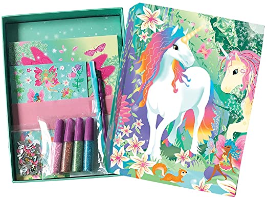 TOTALLY MAGICAL UNICORNS GLITTER AND FOIL ART SET