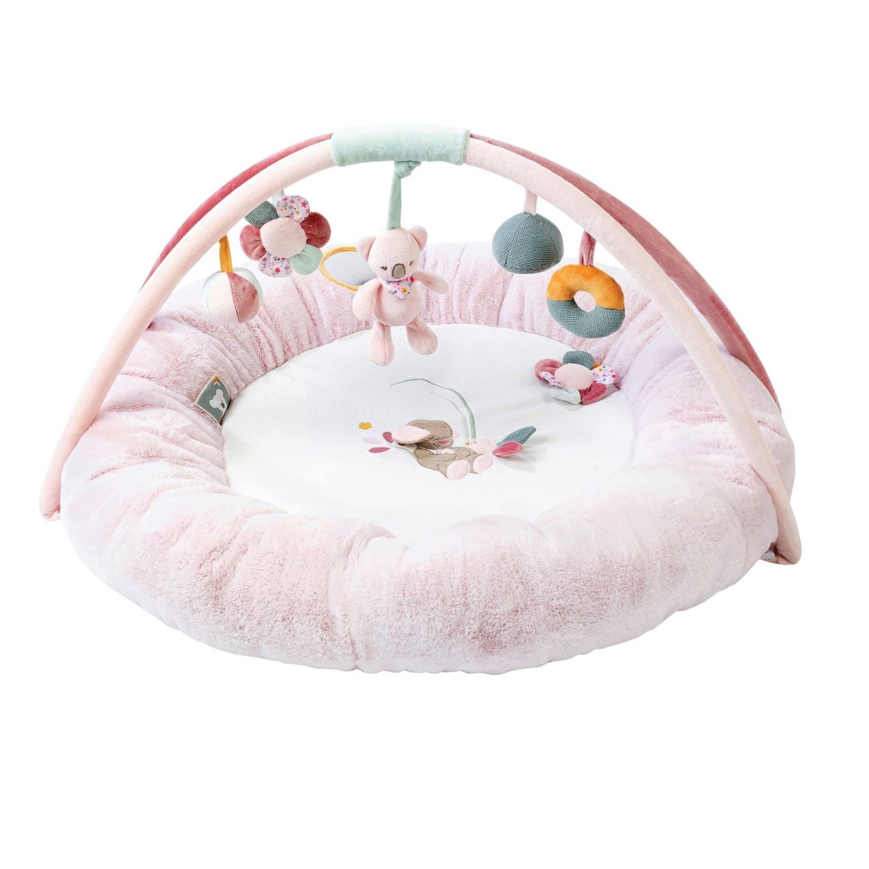 NATTOU IRIS AND LALI STUFFED PLAYMAT GYM