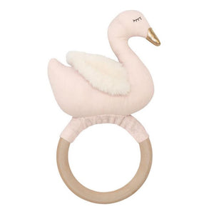 JABADABADO SWAN RATTLE RING