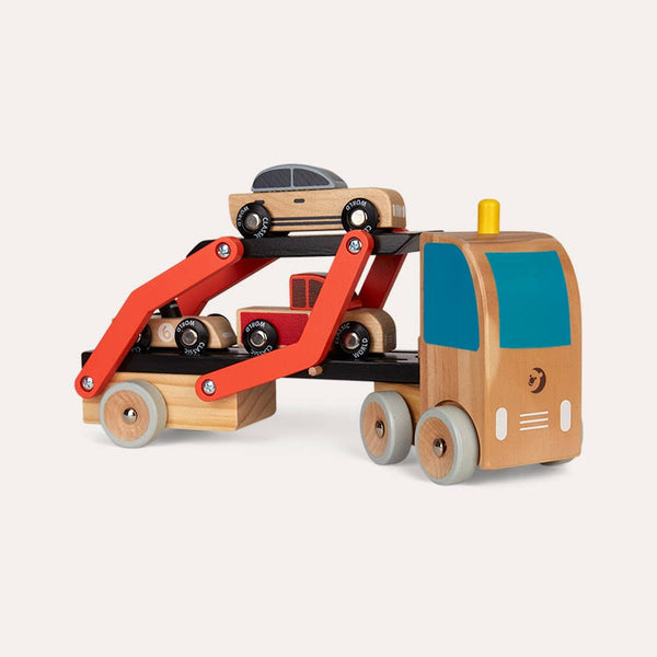 WOODEN CAR TRANSPORTER