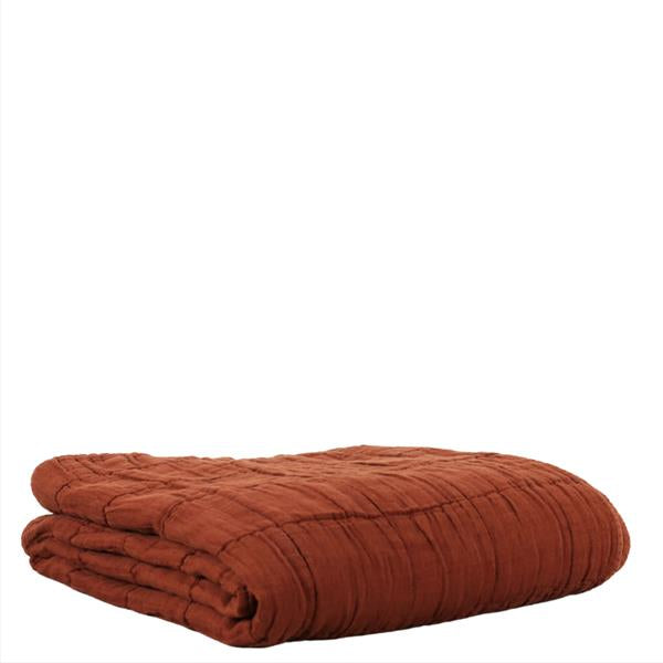 NORA GRID THROW RUST