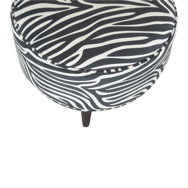 ZEBRA FOOTSTOOL