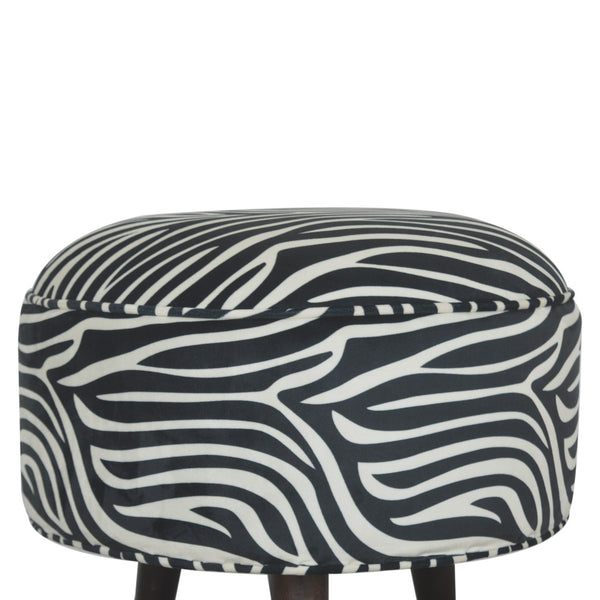 ZEBRA FOOTSTOOL