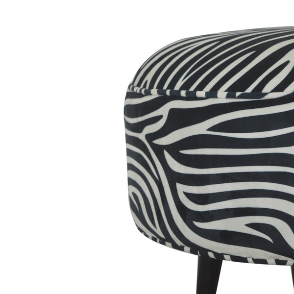 ZEBRA FOOTSTOOL