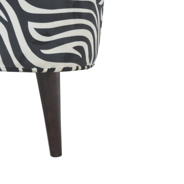 ZEBRA FOOTSTOOL