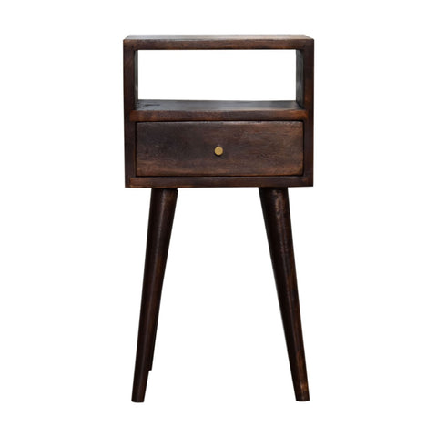 SMALL WALNUT BEDSIDE