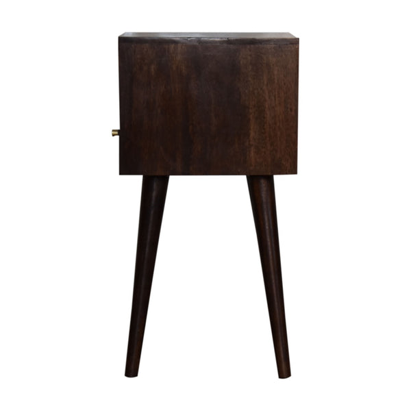 SMALL WALNUT BEDSIDE