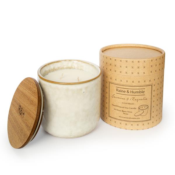 SCENTED SOY CANDLE - JASMIN & MAGNOLIA