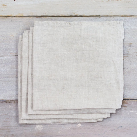 LINEN NAPKINS NATURAL