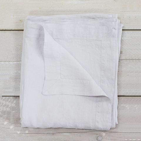 LINEN TABLECLOTH SILVER GREY