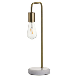 MARBLE & BRASS MINIMAL DESK LAMP