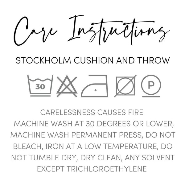 STOCKHOLM CUSHION - BLUSH