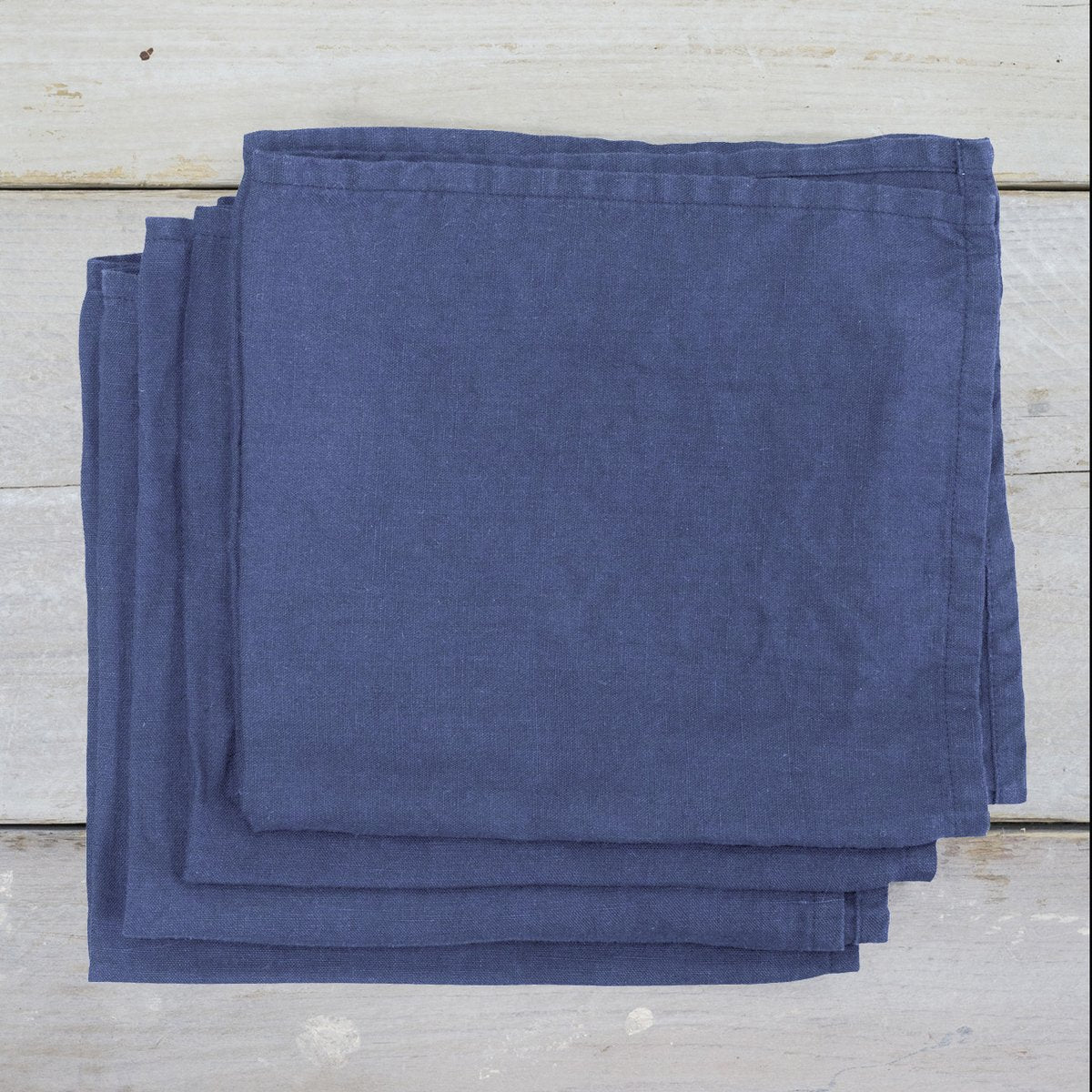 LINEN NAPKIN SET AEGEAN BLUE