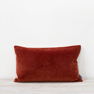 MISI VELVET CUSHION - RUST