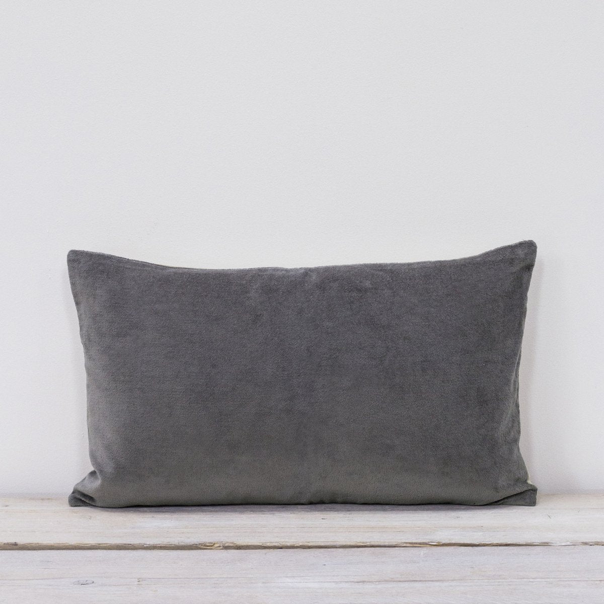 MISI VELVET CUSHION - PEWTER GREY