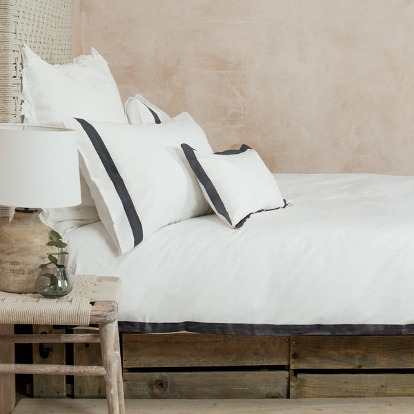 ORSA BED LINEN SLATE GREY