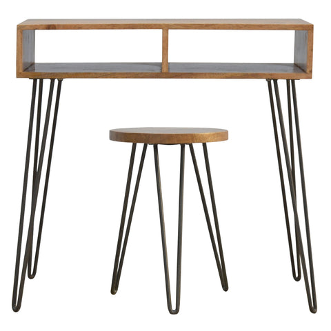 OTTO PIN LEG DESK WITH STOOL